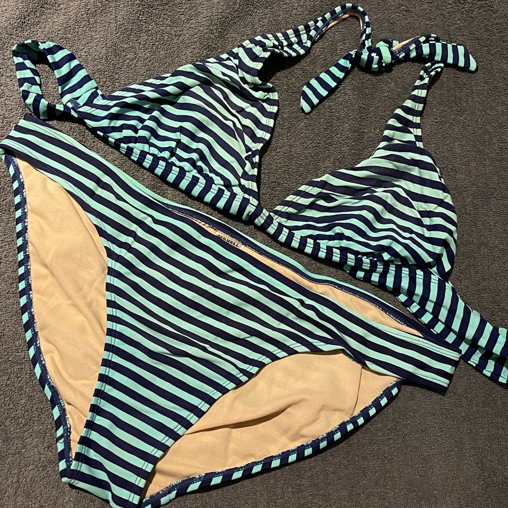 4 bikinis - 3 Old Navy and 1 from Wings.